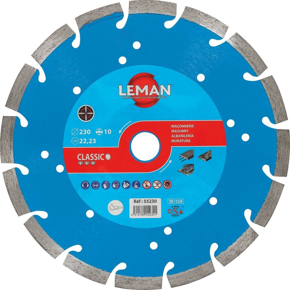 Disco Diamante para Rebarbadora - 230mm